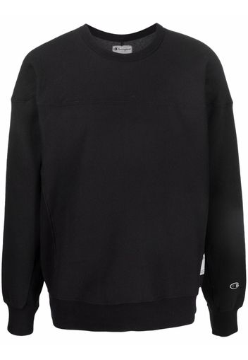 Champion embroidered logo sweatshirt - Schwarz