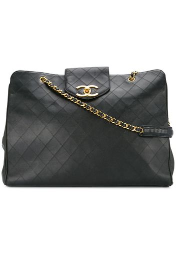 CHANEL Pre-Owned Gesteppte 'Super Model Jumbo XL' Schultertasche - Schwarz