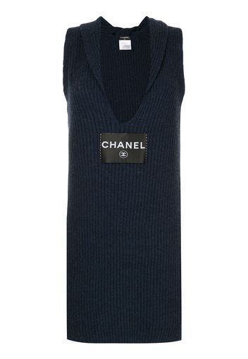 Chanel Pre-Owned Kleid mit schmalem Schnitt - Blau