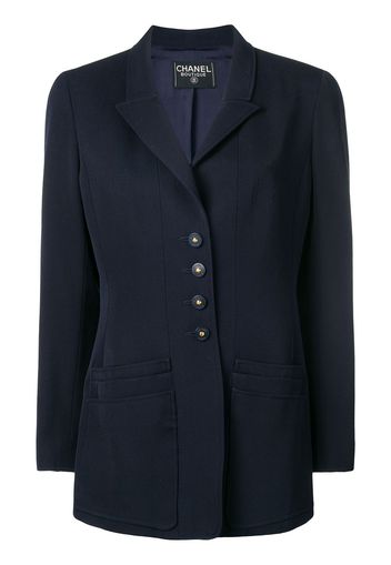 Chanel Pre-Owned Blazer mit Layering-Taschen - Blau