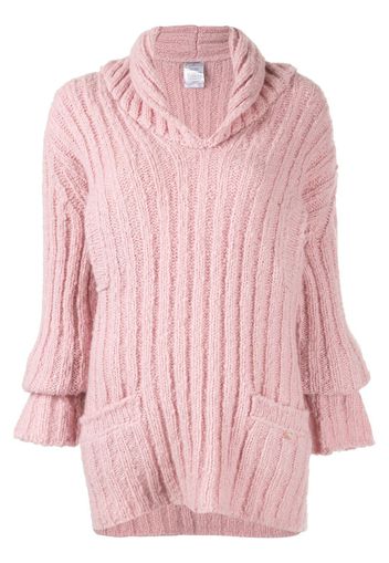 Chanel Pre-Owned Gerippter Pullover - Rosa