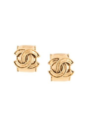 Chanel Pre-Owned 1994 Ohrclips mit CC-Logo - Gold