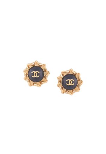 Chanel Pre-Owned Ohrringe mit Sonne-Motiv - Gold