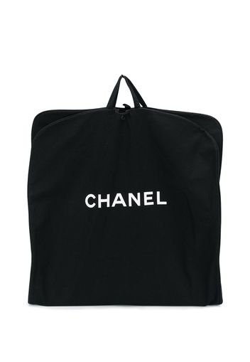 Chanel Pre-Owned 1990s Kleidersack mit Logo-Print - Schwarz