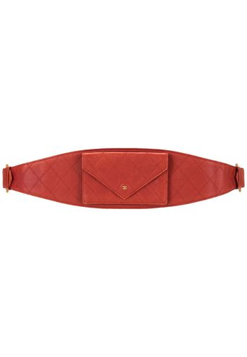 Chanel Pre-Owned Clutch mit Gürtel - Rot