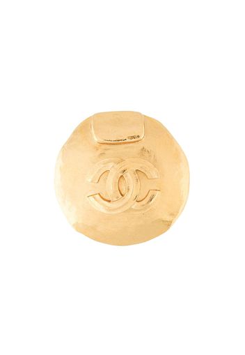 Chanel Pre-Owned 1998 Brosche mit CC - Gold