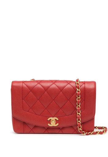 Chanel Pre-Owned 1992 kleine Diana Schultertasche - Rot