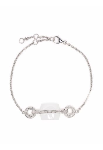 CHANEL Pre-Owned 2010s Armband mit Diamanten - Silber