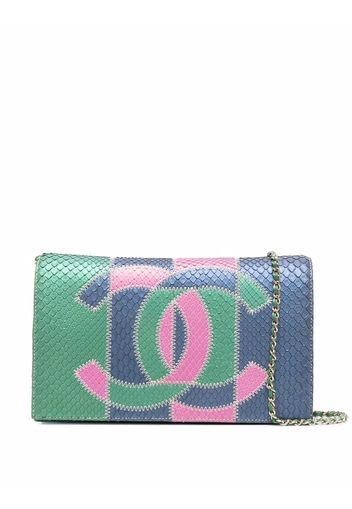 Chanel Pre-Owned 2017 Clutch mit Logo - Blau