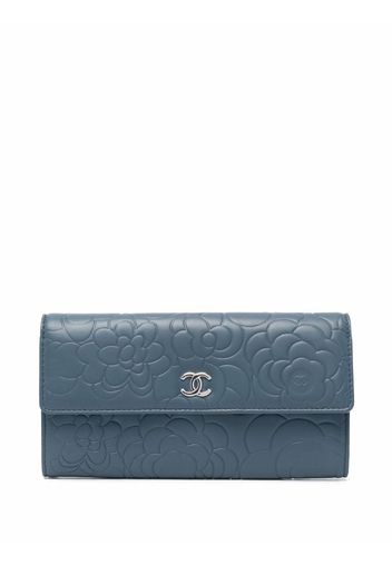 Chanel Pre-Owned 2012 Camélia Portemonnaie - Blau