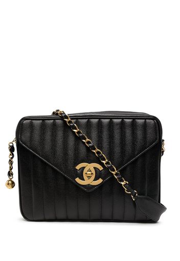 Chanel Pre-Owned 1995 Jumbo Mademoiselle square-shaped shoulder bag - Schwarz