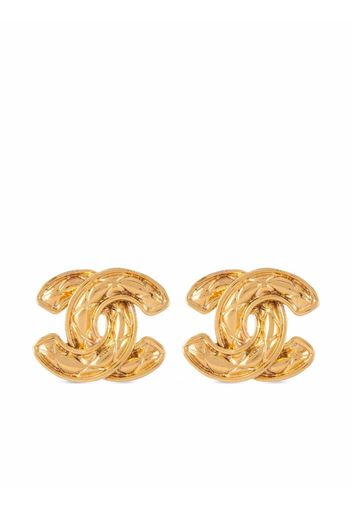 Chanel Pre-Owned 1980s Ohrclips mit CC - Gold