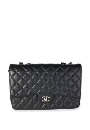 Chanel Pre-Owned Jumbo Classic Flap Schultertasche - Schwarz