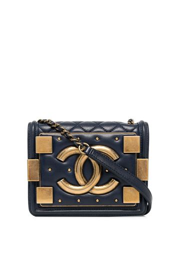 Chanel Pre-Owned 2016 mini Classic Flap Boy Brick Umhängetasche - Blau