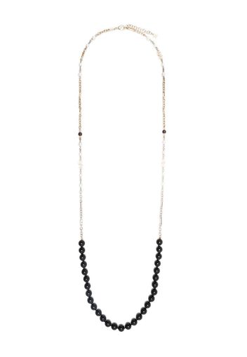 Chanel Pre-Owned 2000s bead-embellished long necklace - Schwarz