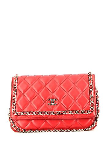 CHANEL Pre-Owned 2020 Wallet-on-chain shoulder bag - Rot