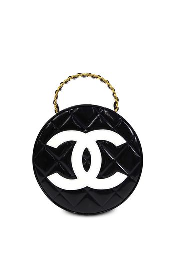 CHANEL Pre-Owned 1995 Vanity diamond-quilted tote bag - Schwarz