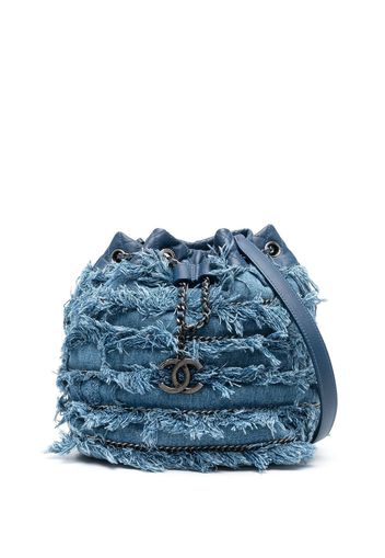 CHANEL Pre-Owned 2014-2015 Jeans-Beuteltasche - Blau