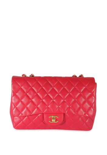 CHANEL Pre-Owned 2008-2009 Jumbo Classic Flap shoulder bag - PINK