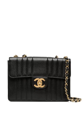 CHANEL Pre-Owned 1992 Mademoiselle Classic Flap Jumbo shoulder bag - Schwarz