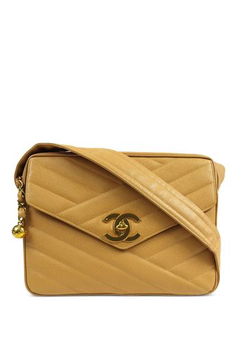 CHANEL Pre-Owned 1995 Gesteppte Schultertasche - Gelb