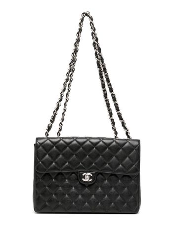 CHANEL Pre-Owned 2000s Jumbo Classic Flap Schultertasche - Schwarz