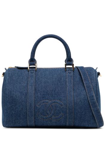 CHANEL Pre-Owned 1997 Reisetasche mit CC - Blau