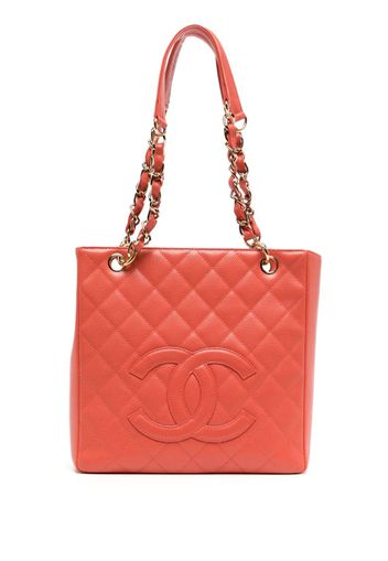 CHANEL Pre-Owned 2003 Petit Shopping Handtasche - Orange