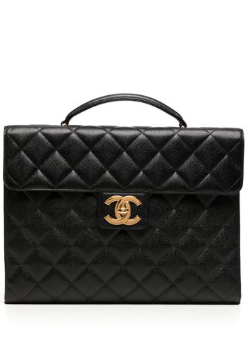 CHANEL Pre-Owned 1997 Klassische Aktentasche - Schwarz