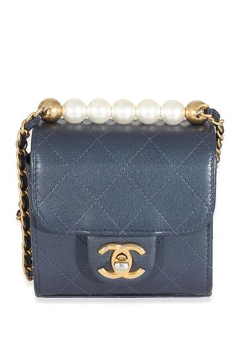 CHANEL Pre-Owned Mini Tasche - Blau