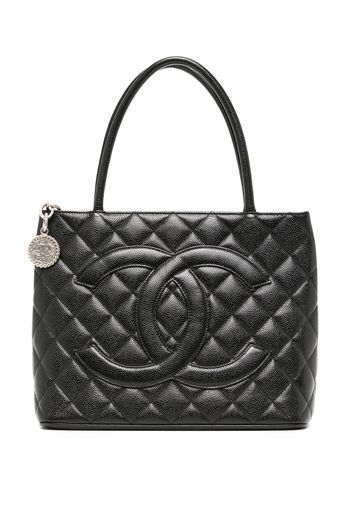 CHANEL Pre-Owned 2002 Medallion Shopper - Schwarz