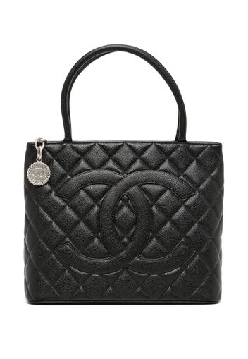 CHANEL Pre-Owned 2002 Medallion Shopper - Schwarz