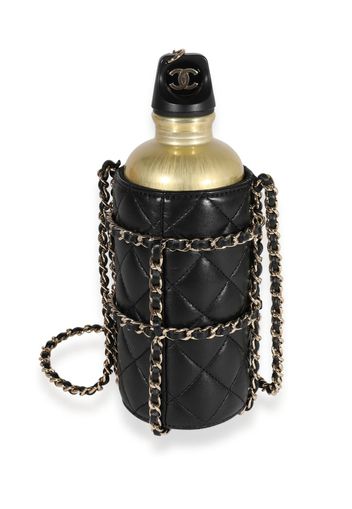 CHANEL Pre-Owned 2019 CC diamond-quilted water bottle - Schwarz