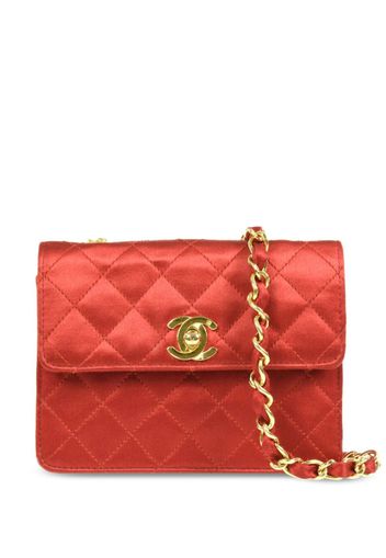 CHANEL Pre-Owned 1990s Mini Classic Flap Schultertasche - Rot