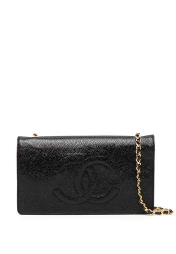 CHANEL Pre-Owned 1997 Portemonnaie mit Kettenriemen - Schwarz