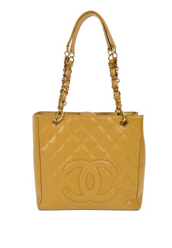 CHANEL Pre-Owned 2003 Petit Shopping Handtasche - Nude