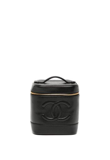 CHANEL Pre-Owned 1998 Kosmetiktasche mit CC Stitch - Schwarz