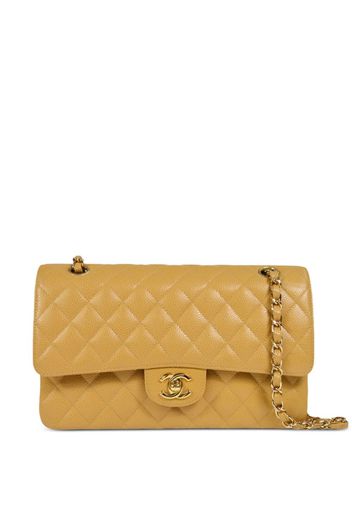 CHANEL Pre-Owned 2005 mittelgroße Schultertasche mit Double Flap - Nude