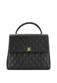 CHANEL Pre-Owned 2002 Handtasche mit Steppung - Schwarz