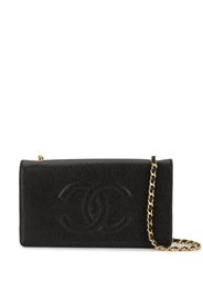 CHANEL Pre-Owned Umhängetasche mit CC - Schwarz