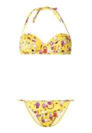 Chanel Pre-Owned 2001 Bikini mit Print - Gelb