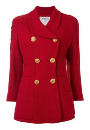 Chanel Pre-Owned Doppelreihiger Blazer - Rot