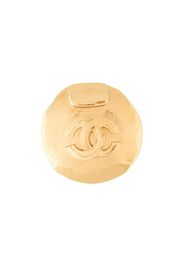 Chanel Pre-Owned 1998 Brosche mit CC - Gold