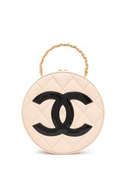 Chanel Pre-Owned 1995 runde Handtasche mit CC-Patch - Rosa