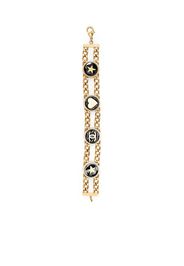 Chanel Pre-Owned Doppeltes Kettenarmband mit Motiven - Gold