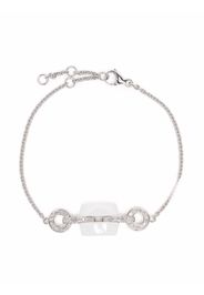 CHANEL Pre-Owned 2010s Armband mit Diamanten - Silber