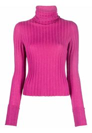 Chanel Pre-Owned 2004 ribbed knit cashmere jumper - Rosa