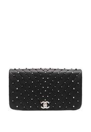 Chanel Pre-Owned 2019 Chevron studded Full Flap clutch - Schwarz