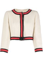 Chanel Pre-Owned Bouclé-Jacke im Cropped-Design - Nude