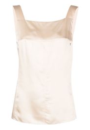 Chanel Pre-Owned 2010s Top aus Seide - Nude